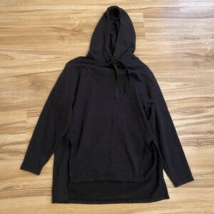 Athleta Yogi High-Low Black Hoodie – Size S / Small tunic